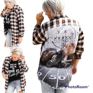 Vintage Football Field Plaid